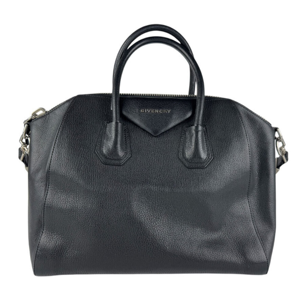 Givenchy Antigona Leather 2way Shoulder Bag Black